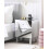 Beliani 2 Drawer Bedside Table NESLE Glass Mirrored Silver 2