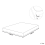 Beliani Fitted Sheet JANBU 200 x 200 cm Cotton Light Blue 6