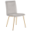 Beliani Set of 2 Dining Chairs RUBIO Velvet Grey 5