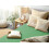 Beliani Fitted Sheet JANBU 180 x 200 cm Cotton Green 2
