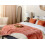 Beliani Blanket BAYBURT 150 x 200 cm Coral 2