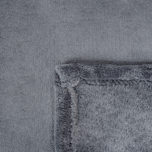 Beliani Blanket BAYBURT 200 x 220 cm Grey 2