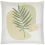 Beliani Set of 2 Decorative Cushions MICROSORUM 45 x 45 cm Light Green Plant Pattern 4