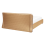 Beliani Bed Leather PARIS 140 x 200 cm (EU Double) Gold 8