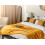 Beliani Blanket BAYBURT 200 x 220 cm Orange 4
