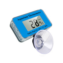 Digital Aquarium Thermometer with Easy Read Display and Suction Cup for Precise Water Temperature