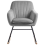 Beliani Rocking Chair LIARUM Velvet Grey 2