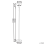 Beliani Floor Lamp TALPARO Metal Silver 3