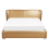 Beliani Bed Leather PARIS 140 x 200 cm (EU Double) Gold 3