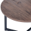 Beliani Side Table TIPPO Dark Brown 4