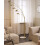 Beliani Floor Lamp FLINDERS Adjustable Metal Gold 2