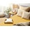 Beliani Fitted Sheet JANBU 90 x 200 cm Cotton Mustard 3