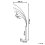 Beliani Floor Lamp FLINDERS Adjustable Metal Gold 3