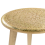 Beliani Set of 2 Side Tables NARRA Mango Wood Gold 6