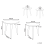Beliani Set of 2 Side Tables NARRA Mango Wood Gold 2