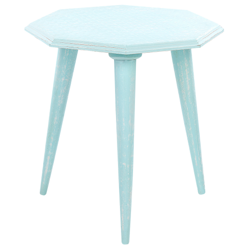 Beliani Set of 2 Side Tables KANRI Light Blue 1