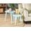 Beliani Set of 2 Side Tables KANRI Light Blue 2