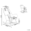 Beliani Rocking Chair ARRIE Fabric Yellow 3