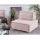 Beliani 1-Seat Section TIBRO Fabric Pink 2