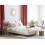 Beliani Bed Chenille MELLE 140 x 200 cm (EU Double) Light Beige 2