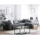 Beliani Corner Sofa 3 Seater DOLVA Fabric Dark Grey Left Hand 5