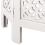 Beliani Side Table BADHI Mango Wood White 3