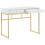 Beliani Console Table DAPHNE 100 cm 48 cm with Drawers White/ Gold 5