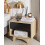 Beliani 1 Drawer Bedside Table SPENCER Black 2