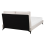 Beliani Bed Chenille MELLE 140 x 200 cm (EU Double) Light Beige 8