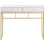Beliani Console Table DAPHNE 100 cm 48 cm with Drawers White/ Gold 4