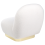 Beliani Armchair LOVIISA Boucle White 6