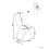 Beliani Set of 2 Dining Chairs CALGARY Fabric Beige 3