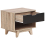 Beliani 1 Drawer Bedside Table SPENCER Black 4