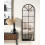 Beliani Wall Mirror BROUAGE 40 cm 120 cm Metal Black 2