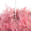 Beliani Pendant Lamp DRAVA Feathers Pink 4