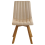 Beliani Set of 2 Dining Chairs CALGARY Fabric Beige 4
