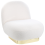 Beliani Armchair LOVIISA Boucle White 4