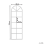 Beliani Wall Mirror BROUAGE 40 cm 120 cm Metal Black 3