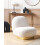 Beliani Armchair LOVIISA Boucle White 2