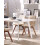 Beliani Set of 2 Dining Chairs CALGARY Fabric Beige 2