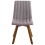 Beliani Set of 2 Dining Chairs CALGARY Fabric Taupe 2