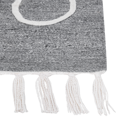 Beliani Outdoor Rug YAVU Grey 80 x 150 cm 1