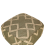 Beliani Pouffe GOPI Jute Green 4