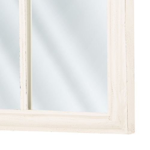 Beliani Wall Mirror TRELLY 62 cm x 113 cm Metal White 2