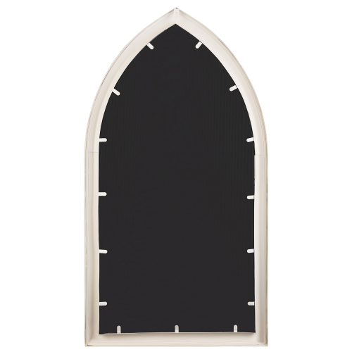 Beliani Wall Mirror TRELLY 62 cm x 113 cm Metal White 1