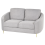 Beliani Sofa 2 Seater TROSA Fabric Light Grey 6