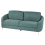 Beliani Sofa 3 Seater TROSA Fabric Green 4