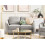 Beliani Sofa 2 Seater TROSA Fabric Light Grey 2
