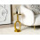 Beliani Side Table APITI Metal Gold 4