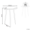 Beliani Side Table TELFER Metal Gold 4